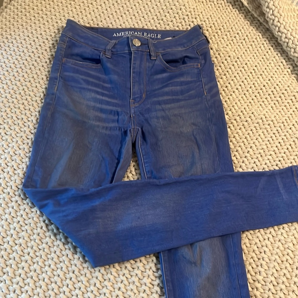 Blue super super stretch American Eagle jeans